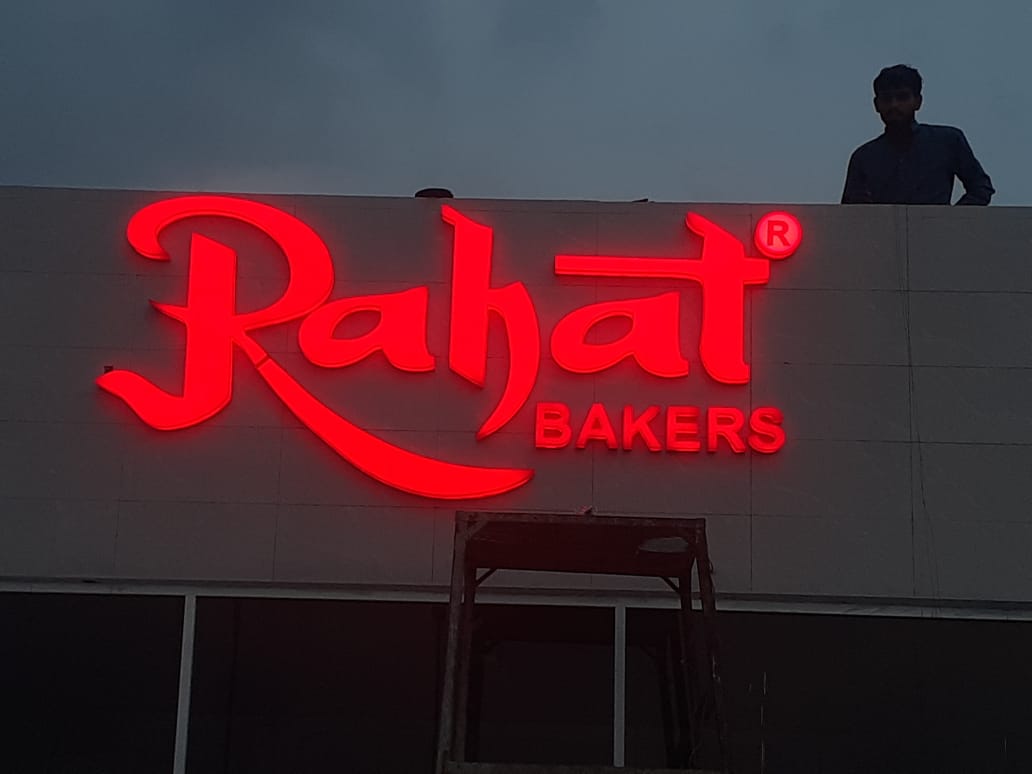 3d sign board , flex printing