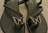 Stylish Black Butterfly Sandals for Women Comfortable Wear