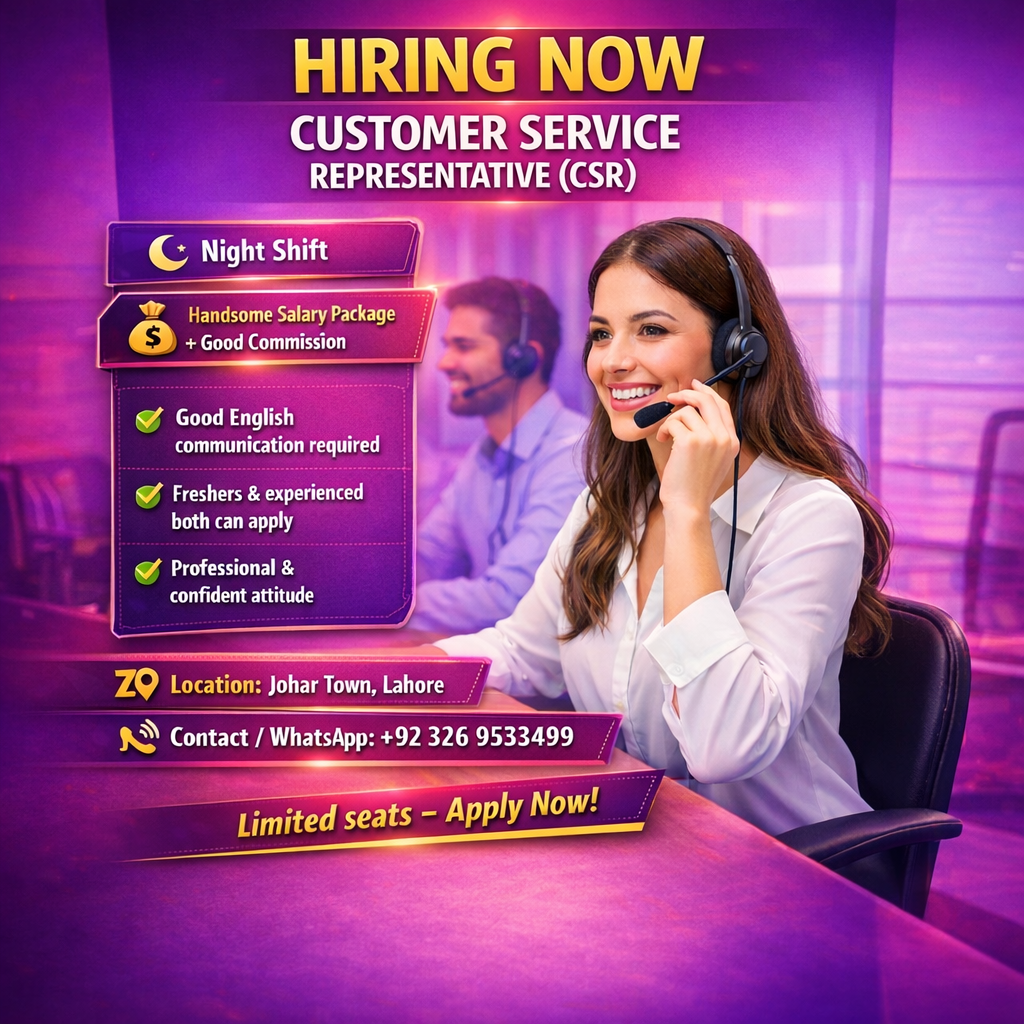 Call center Agent Urgently Hiring