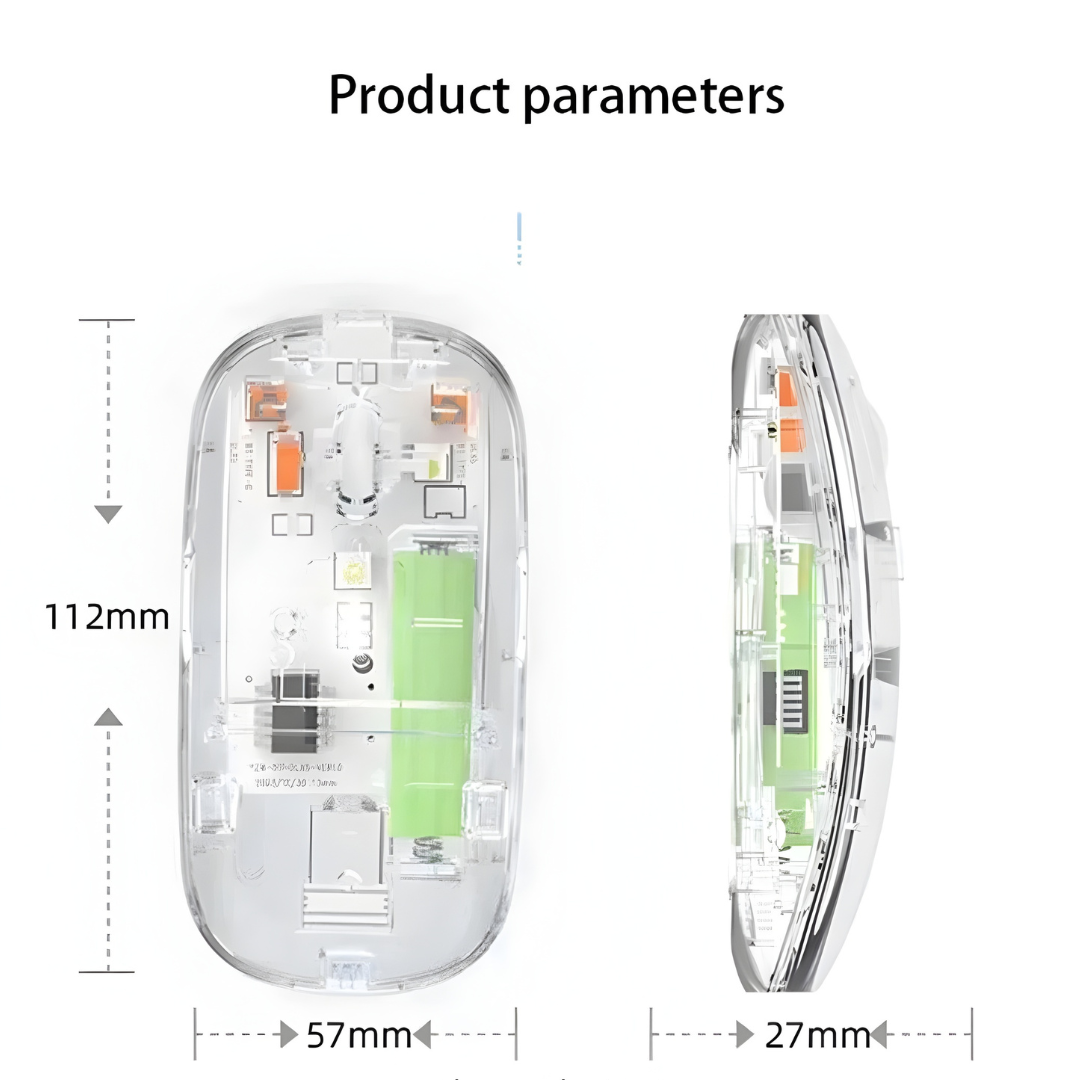 Dual Mode Wireless Rechargeable Transparent